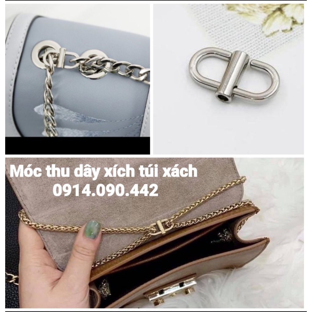Móc thu dây xích túi xách