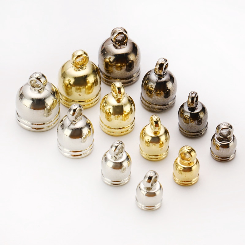 Bộ 50 nút tròn xỏ dây da dành cho làm trang sức diy