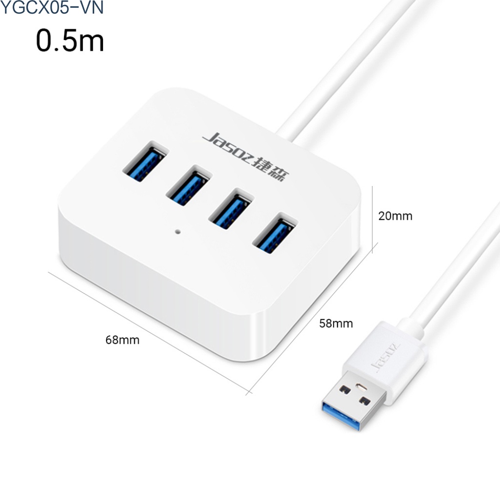 Bộ Chia 4 Cổng Usb 3.0 Jasoz F110 Cho Laptop Pc
