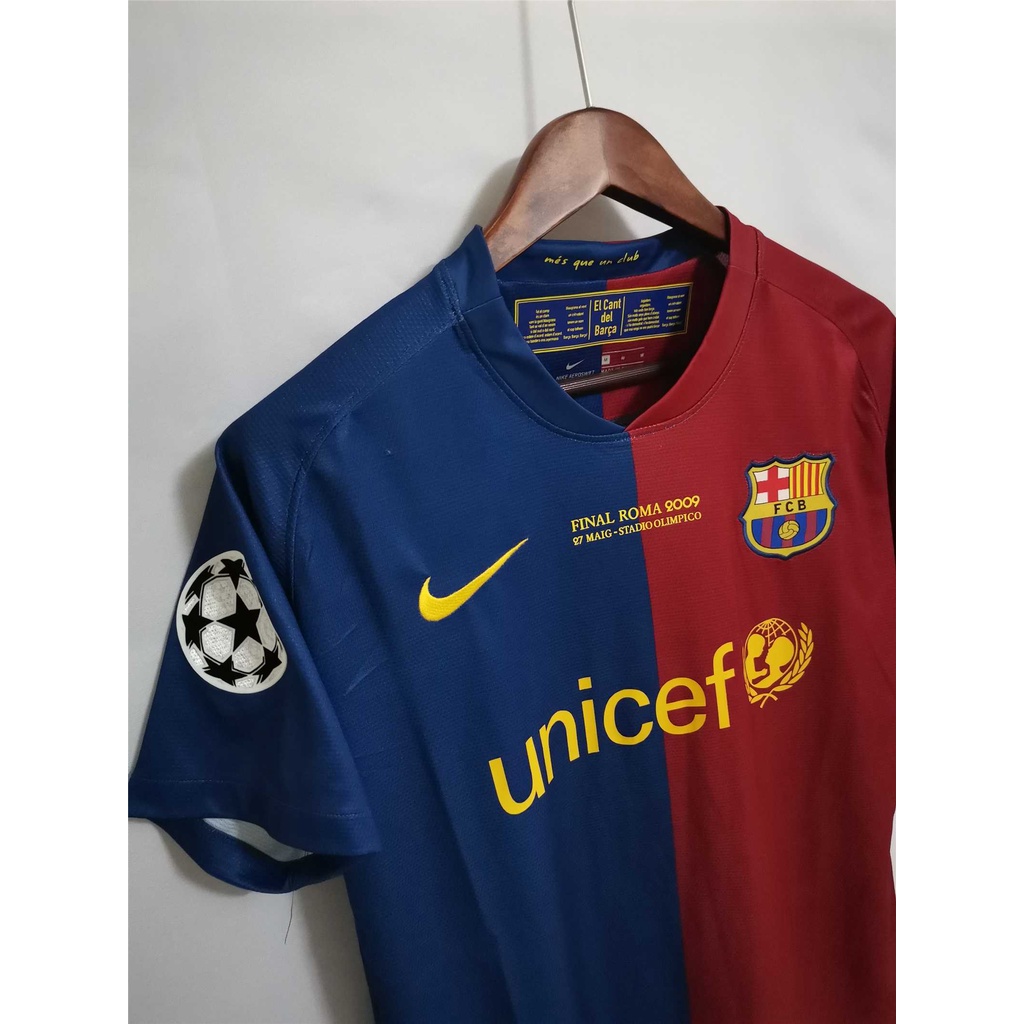 Áo Bóng Đá Đội Tuyển Barcelona 2008-09 Phong Cách Retro