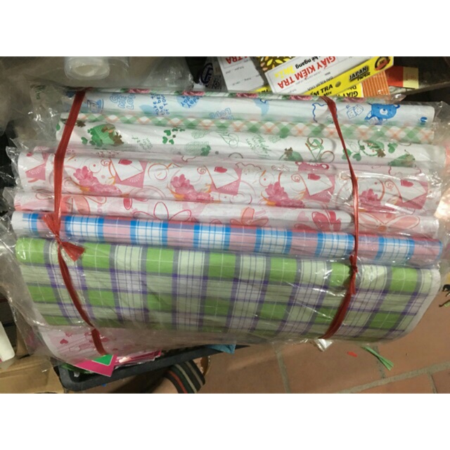 Bịch 100 Tờ Giấy Gói Quà Khổ 50x50cm Đẹp giao mẫu ngẫu nhiên