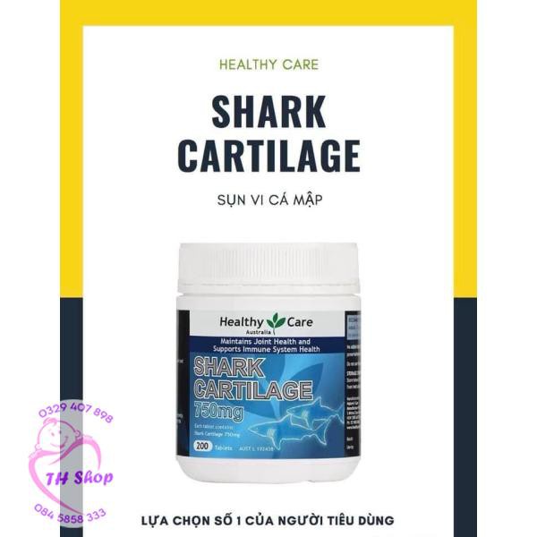 Freeship Sụn Vi Cá Mập - Healthy Care Shark Cartilage 750mg 200 Viên