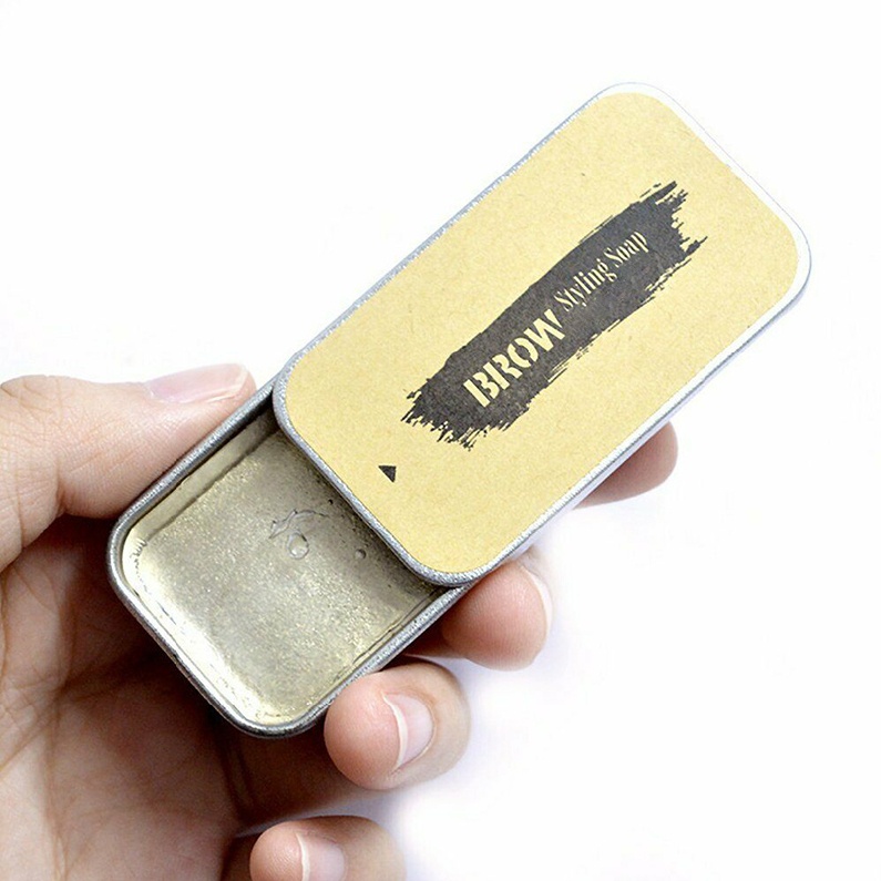 [Hàng mới về] Sáp trang điểm định hình chân mày kèm cọ bền màu