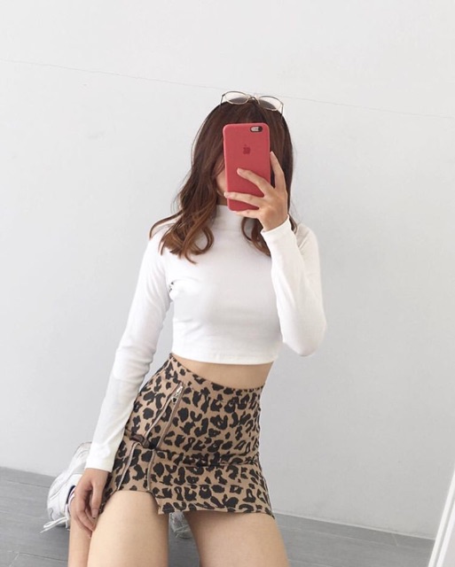 CROPTOP CỔ LỌ TAY DÀI | BigBuy360 - bigbuy360.vn