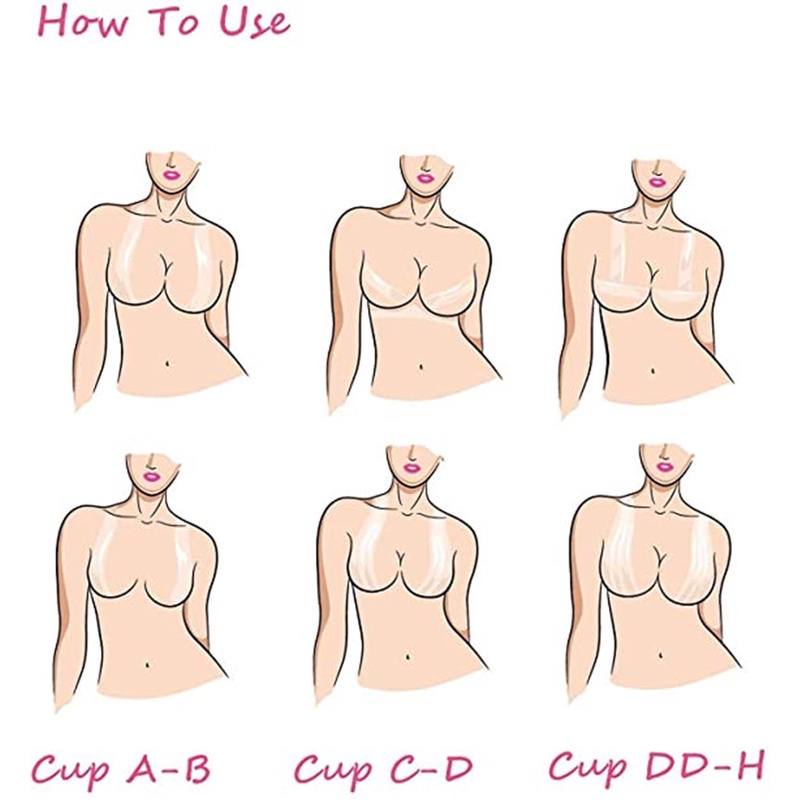Cuộn băng dán nâng ngực nữ trong suốt dài 5 mét