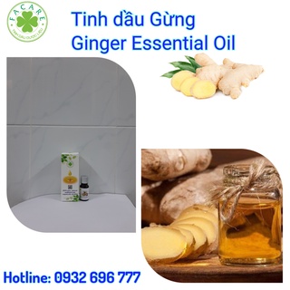 Tinh dầu Gừng Ginger essential oil - 10ml/50ml/100ml