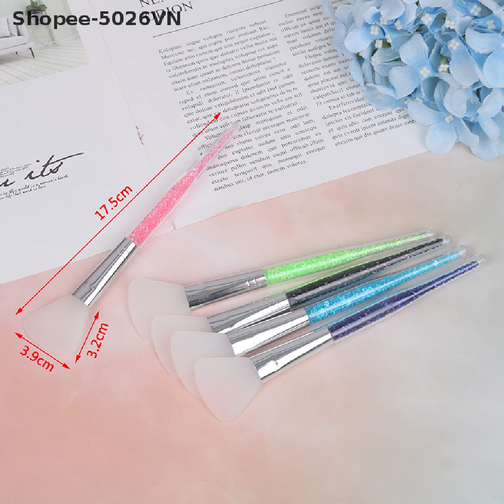 [Hàng mới về] Cọ silicone đắp mặt nạ chăm sóc da mặt chuyên nghiệp