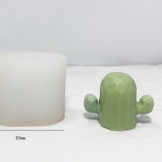 Khuôn Silicone Xương Rồng Sen Đá 3 Chĩa To Cao