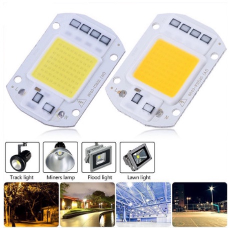 LED 50w AC 220V COB Ánh Sáng Vàng