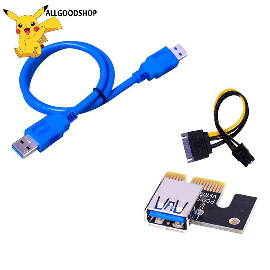 Cáp Mở Rộng Usb 3.0 Pcie Ver 009s 16x 6 Pin | BigBuy360 - bigbuy360.vn