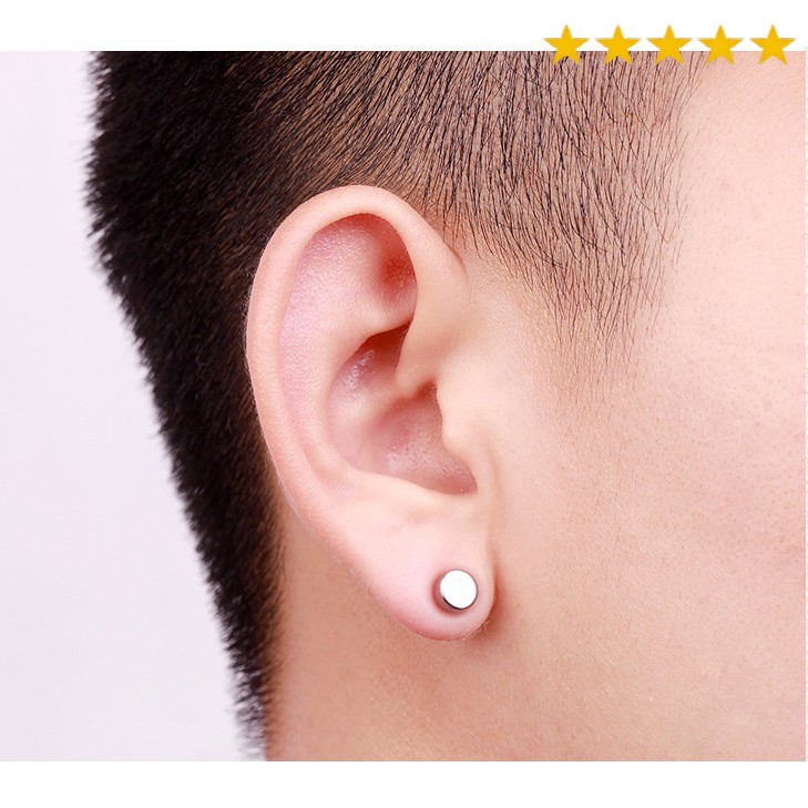 Khuyên Tai Nam Châm Dấu Chấm Tròn - C00001