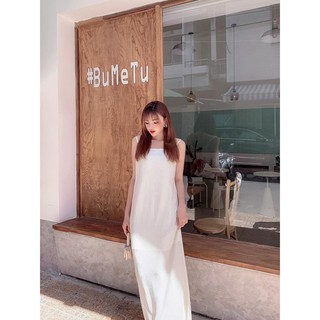  Váy 2 Dây Đi Biển Đầm Maxi Cổ Yếm Dập Ly Dáng Dài Siêu Hot. 