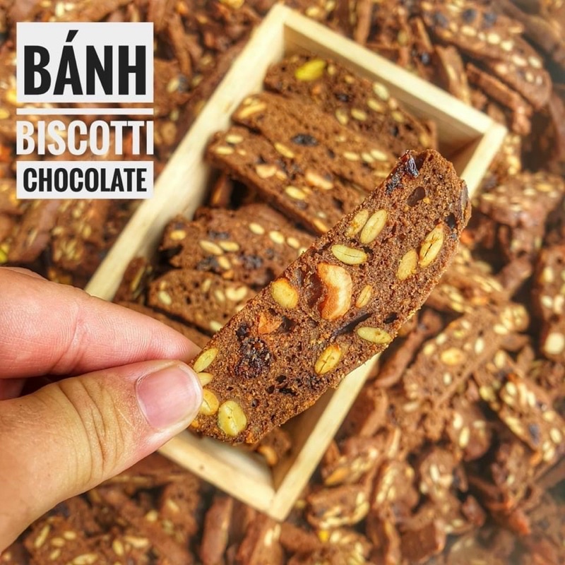 Banh Biscotti nguyên cám 100% ngũ cốc - mix vị - 250g [FREE SHIP] TỪ ĐƠN 50K, [Loại Đặc Biệt] Hàng ngon nhà làm