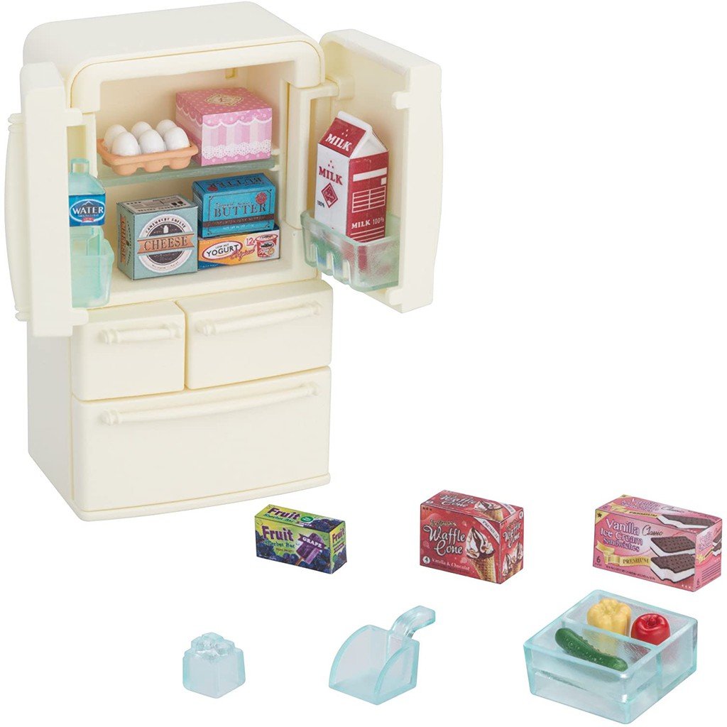 Sylvanian Families Bộ Tủ Lạnh 5 Cửa Refrigerator Set