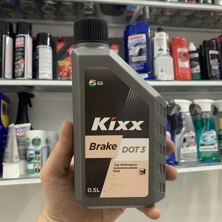 Dầu Thắng Phanh KIXX Brake DOT-3 500ml - HIBUAUTO