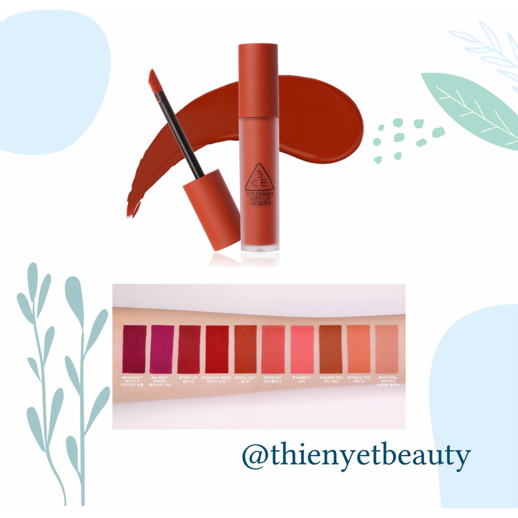 SOFT LIP LACQUER- Son kem lì 2018