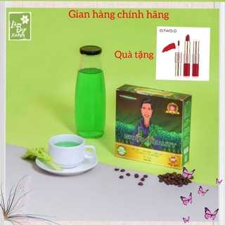 Nước ép cần tây GREENBEAUTY giảm mỡ đẹp da vị cafe hộp 30 gói chính hãng