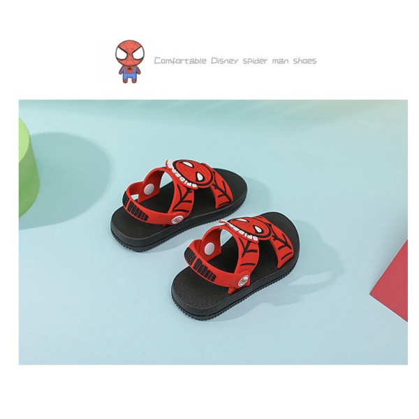 (HÀNG ĐỘC LẠ) DÉP SANDAL LƯỜI 2 IN 1 người nhện SPIDERMAN và siêu nhân CAPTAIN AMERICA có quai hậu điều chỉnh linh hoạt