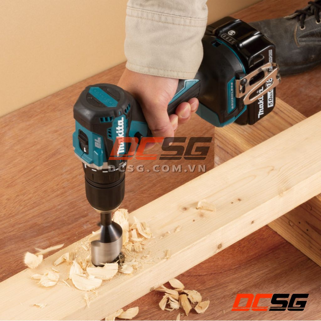 Máy khoan và vặn vít dùng pin 18V Makita DDF487RFJ | DCSG