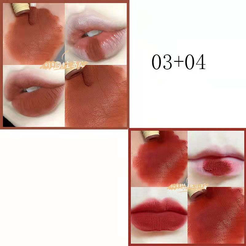 Son Môi Magic CASA Kết Cấu Nhung Lì Thiết Kế Hình Phô Mai Độc Đáo