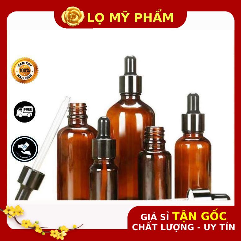 Lọ Chiết Serum ❤ GIÁ TỐT NHẤT ❤ [5ml,10ml] Chai lọ đựng tinh dầu bóp giọt Khoen Đen chiết mỹ phẩm , phụ kiện du lịch