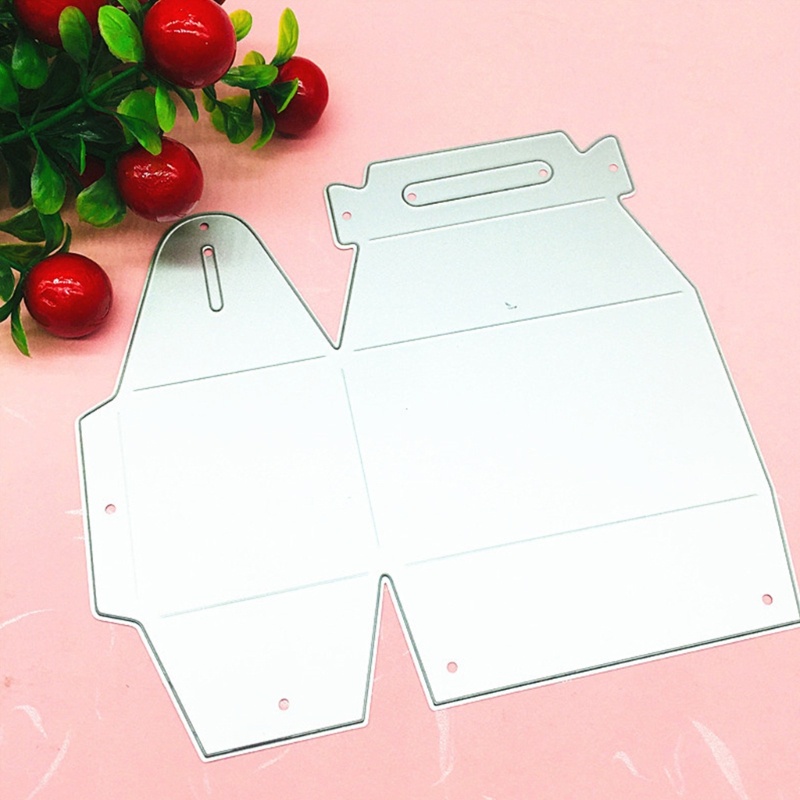 Khuôn Cắt Giấy Làm Từ Kim Loại Hình Hộp Quà Trang Trí Scrapbook