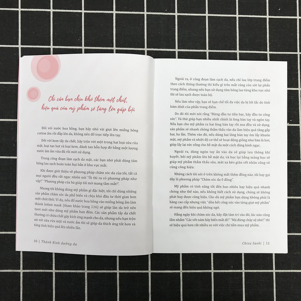 Sách Thánh Kinh Dưỡng Da - Bí quyết sở hữu một làn da đẹp nhất dù ở bất kỳ độ tuổi nào Chizu Saeki - Thanh Hà Books HCM | BigBuy360 - bigbuy360.vn