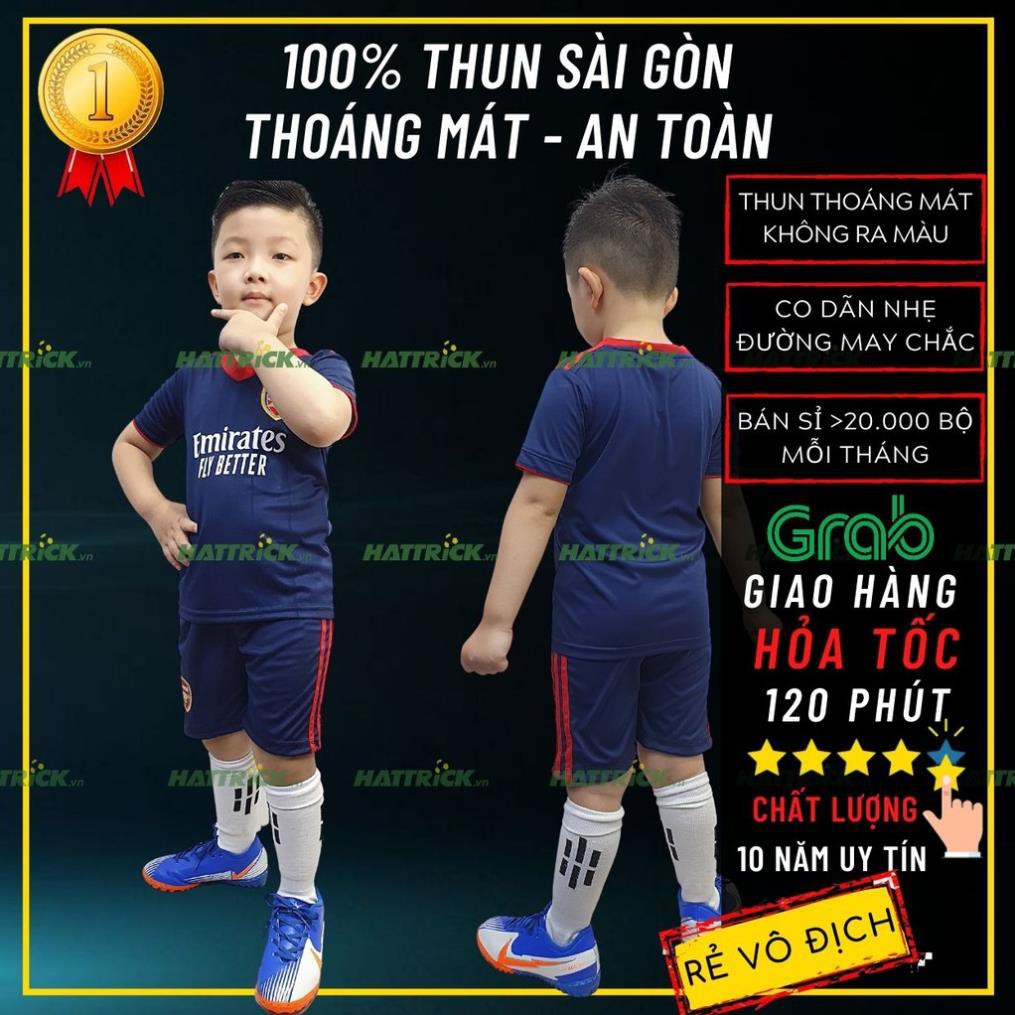 Đồ thể thao bóng đá trẻ em 2021 (11kg - 41kg), thun Sài Gòn thoáng mát, chất lượng, xưởng bán sỉ toàn quốc uy tín  ་