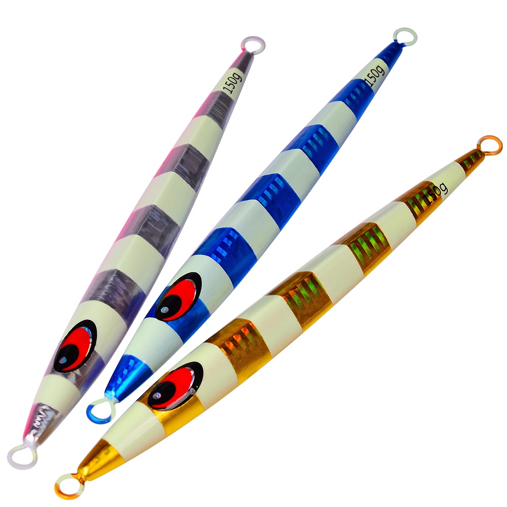 1 Mồi Giả Câu Cá Phát Sáng Bằng Kim Loại 150-250g