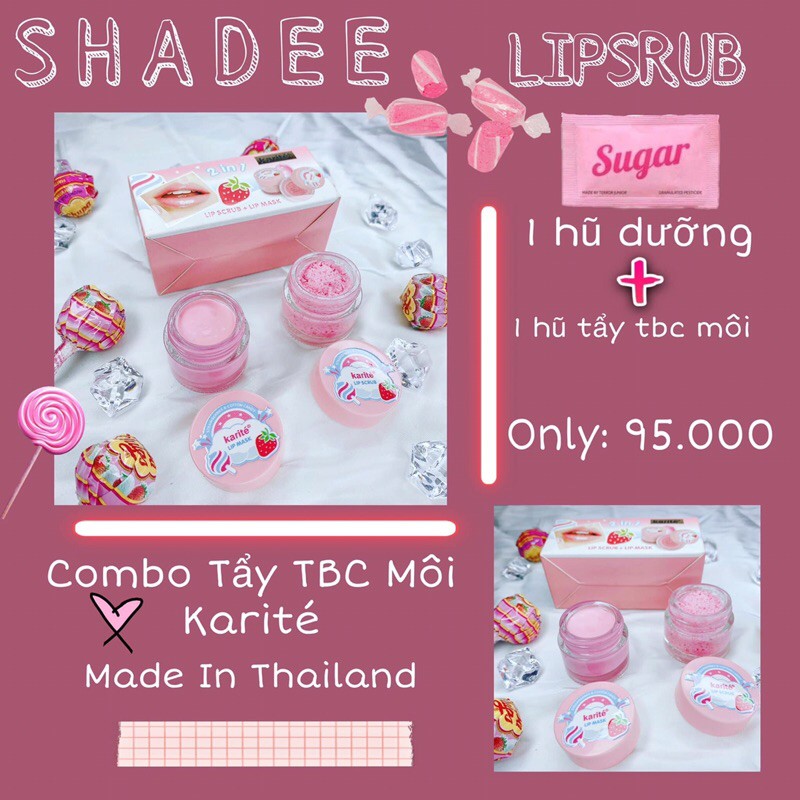 Set Tẩy TBC Môi Thái Lan