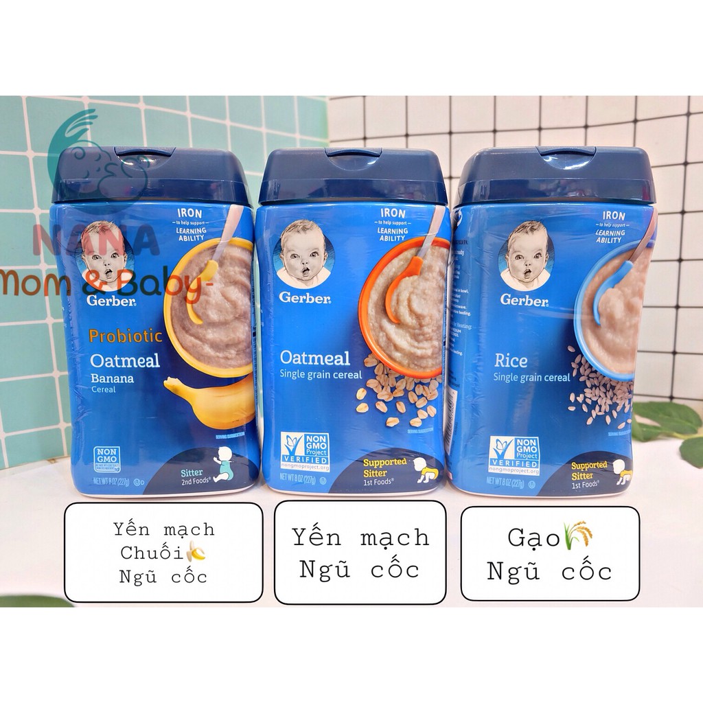 BỘT GERBER ĂN DẶM CHO BÉ