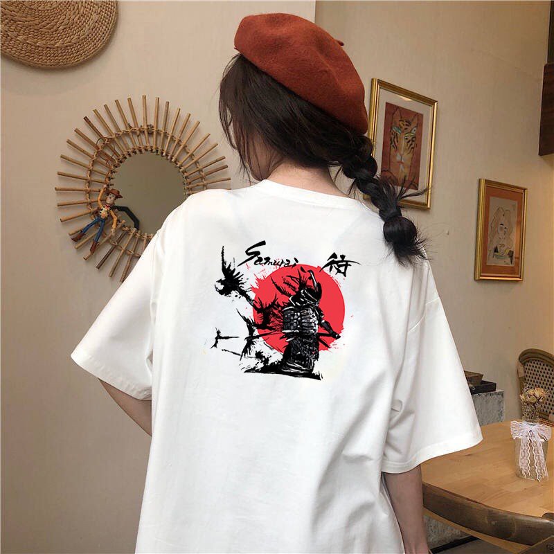 Áo thun tay lỡ nữ form rộng Samurai form rộng vải dày mịn 2020T1834