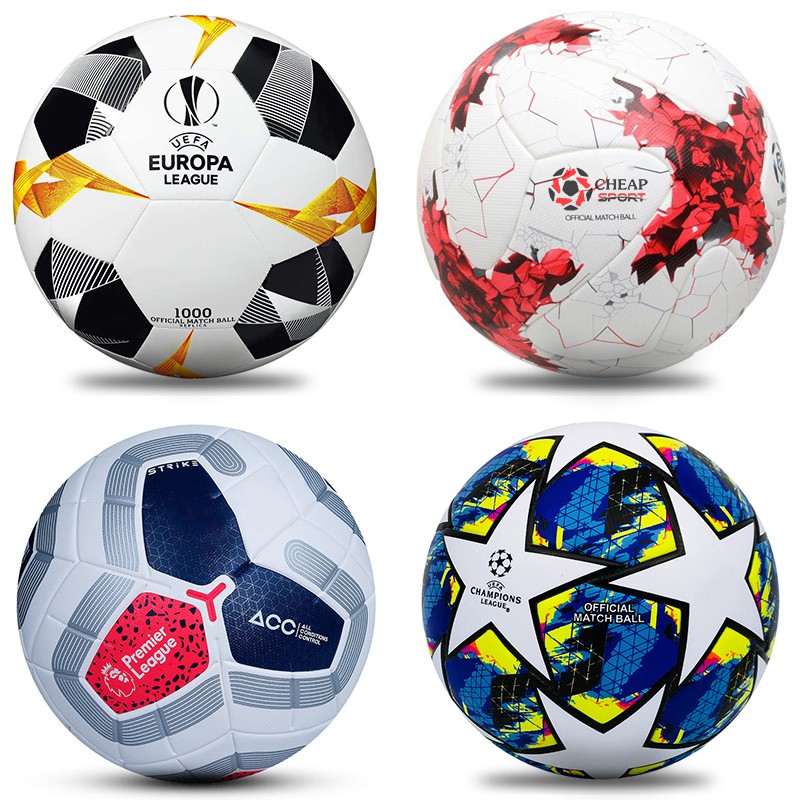 Quả Bóng Đá Ngoại Hạng Anh, Champion League, Confederations Cup, Europa League 2020 Da PU Cao Cấp