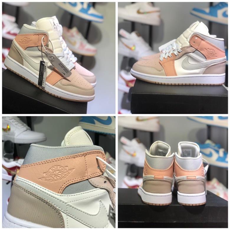 Giày sneaker Jodan nam nữ màu Milan hồng nâu cực hot mới về