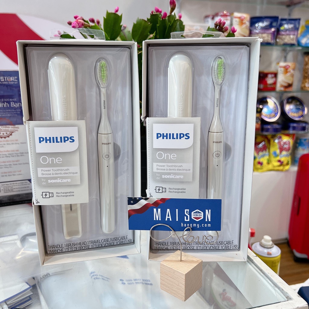 BÀN CHẢI ĐIỆN PHILIPS ONE BY SONICARE - Hàng Nhập USA Chính Hãng