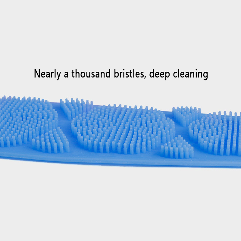 Scrubbing Silicone Bath Towel Bathing Back Massage Bathing Brush Wholesale Environmental Friendly YKT