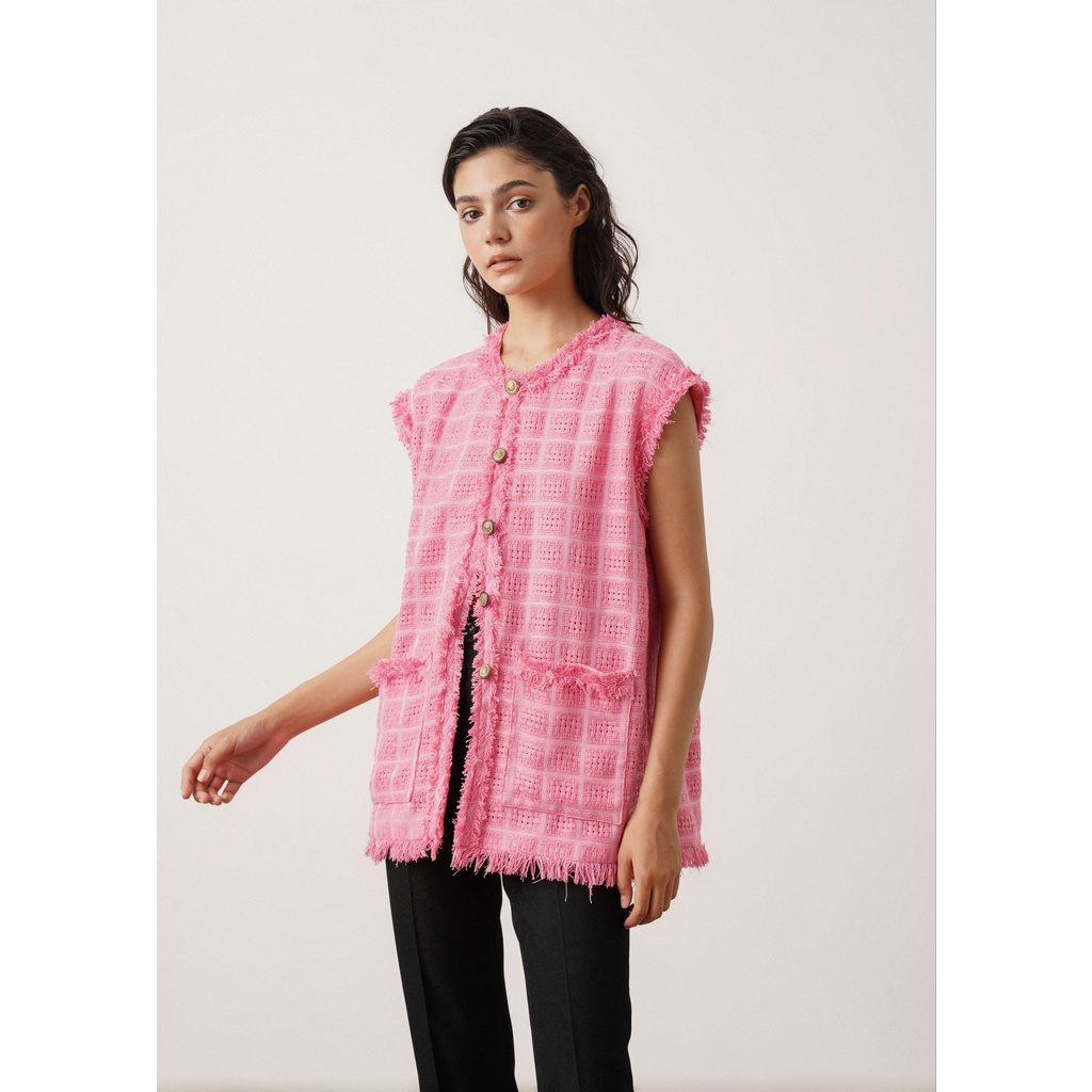 ÁO DẠ TWEED - AVA TWEED VEST