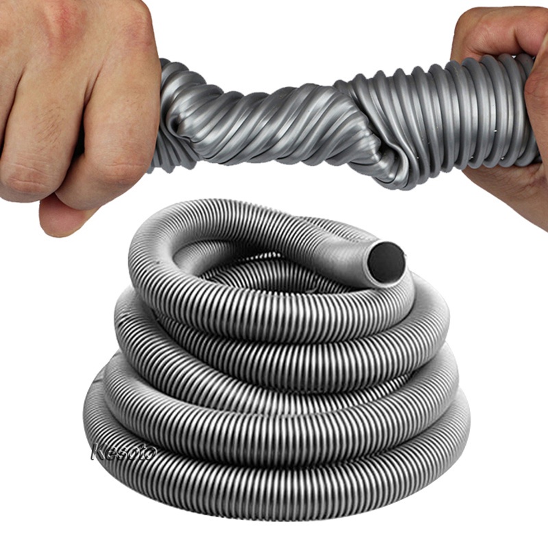 Ống hút bụi dài 3-5m 32mm phù hợp với hầu hết các loại máy hút bụi - đen, 3m