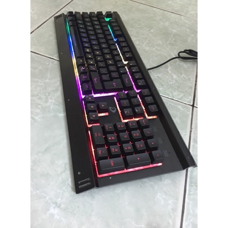 【Hàng sẵn sàng】 Bàn phím chuyên game Dareu LK145 ,Newmen, Eblue LED RGB đổi màu xuyên key cap_Bàn phím giả cơ gaming cổn