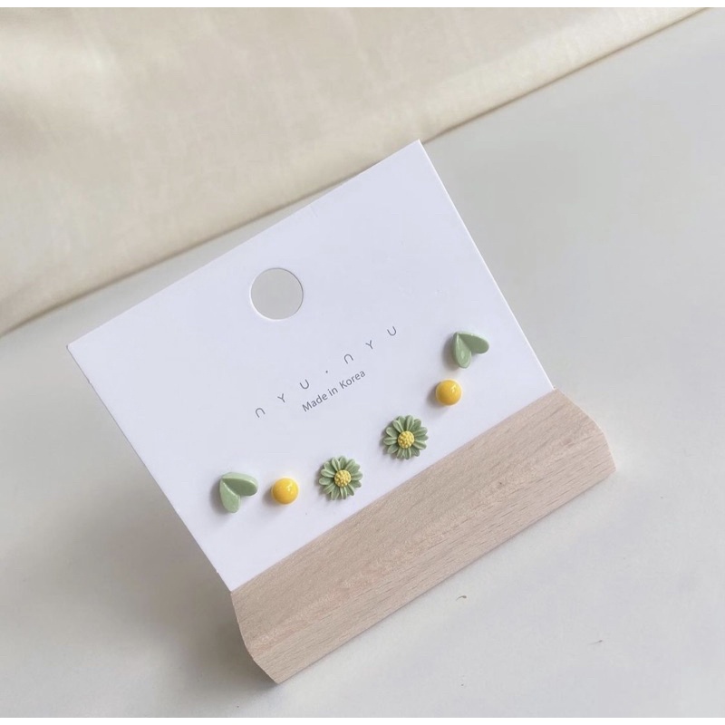SET bông tai trái cây hoa dễ thương