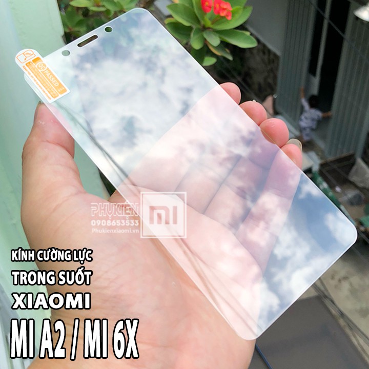 FREESHIP ĐƠN 99K_Kính cường lực trong suốt của Xiaomi Mi A2 / Mi 6X