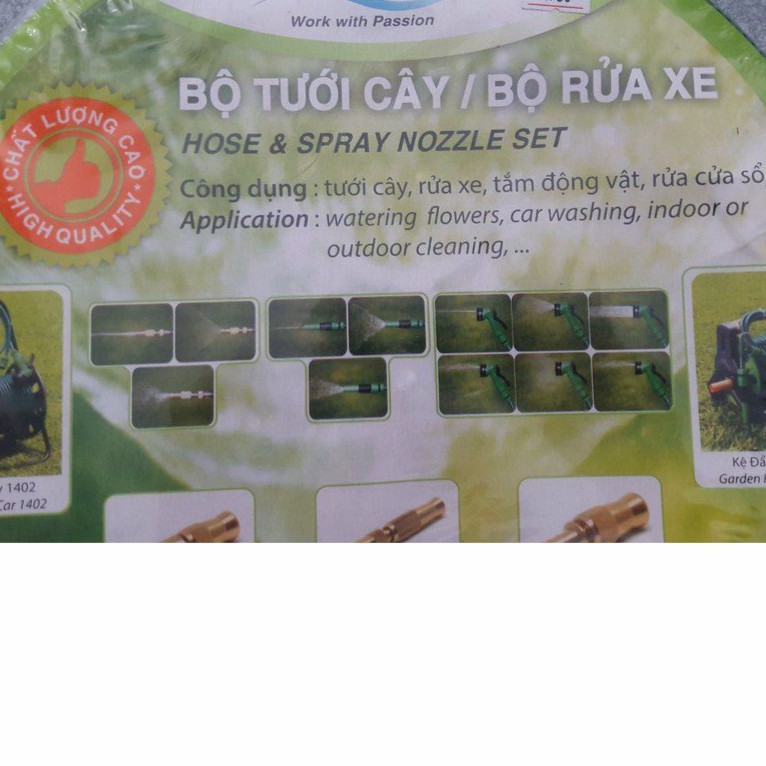 Dây rửa xe áp lực kèm béc