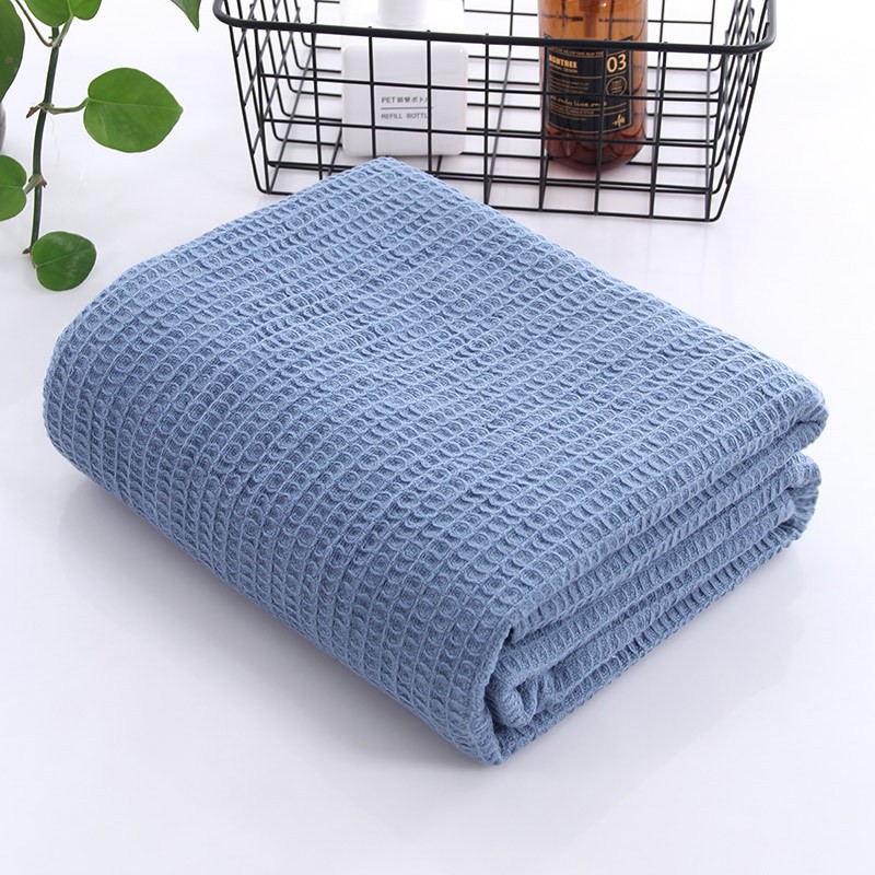 Chăn Cotton Mềm Mại Họa Tiết Tổ Ong Độc Đáo