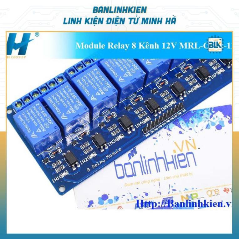 Module Relay 8 Kênh 12V MRL-CN-8-12