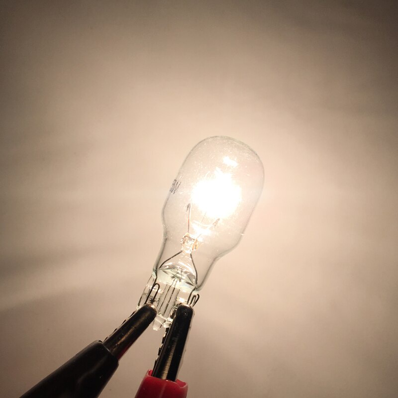 Bộ 10 Đèn Led Cảnh Báo Ánh Sáng Trắng T15 W16W 12V 5W Cho Xe Hơi