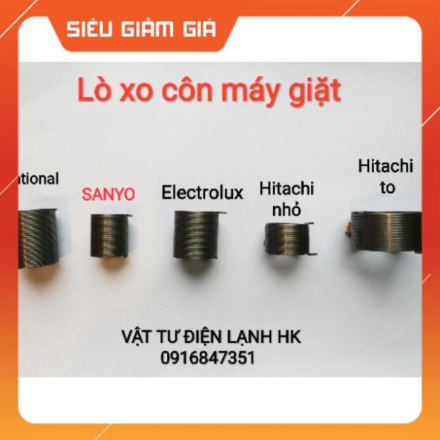 Lò xo côn máy giặt các hãng - kích thước như hình