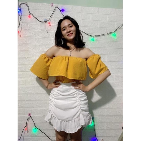 CHÂN VÁY ĐUÔI CÁ NHÚN CẠP CAO CÓ QUẦN TRONG/ CHÂN VÁY ÔM BODY ☘️☘️ [Hàng Siêu Cấp] | BigBuy360 - bigbuy360.vn