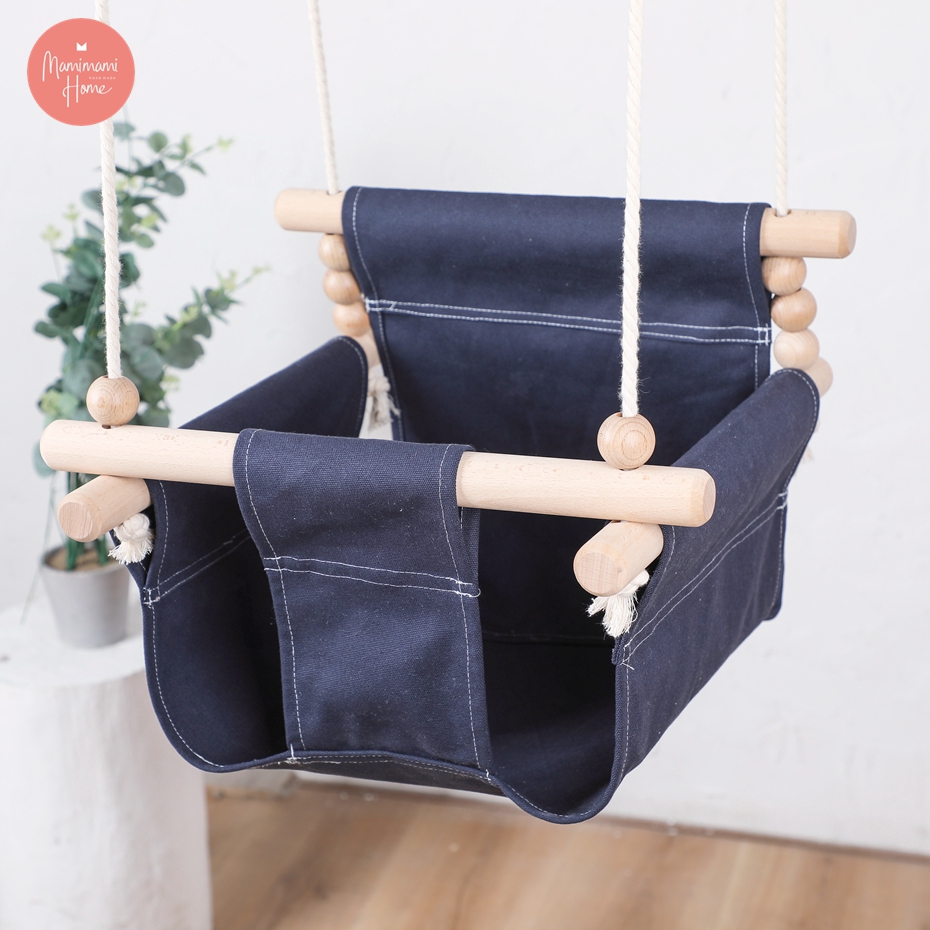 Ghế xích đu đồ chơi MAMIMAMIHOME bằng vải nhỏ xinh cho bé