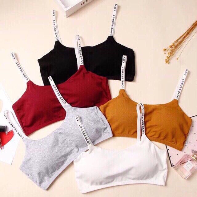 Áo lót coton 2 dây quai chữ cực đẹp