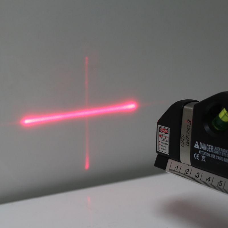 Thước Đo Cân Bằng Laser Với Giá Ba Chân 2 Đường Dọc Đa Năng